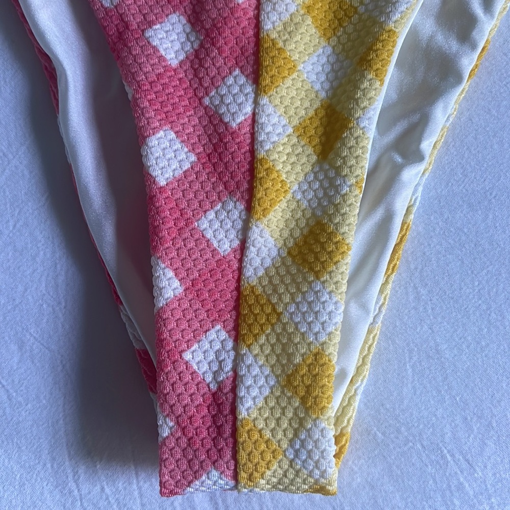 Onia Gingham Bikini Bottoms - image 5
